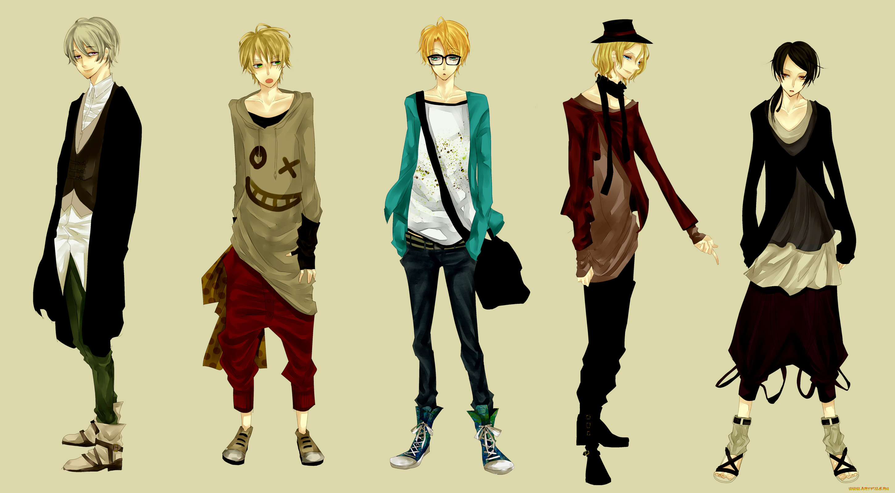 Одежда в стиле аниме для мальчиков